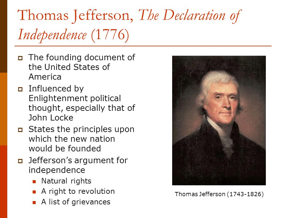 Comparing Jefferson and Rousseau’s Ideas